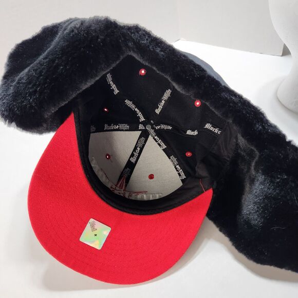 Houston Cap W/Ear Muffs Embroidery Graphic Letters & Star - Picture 5 of 6